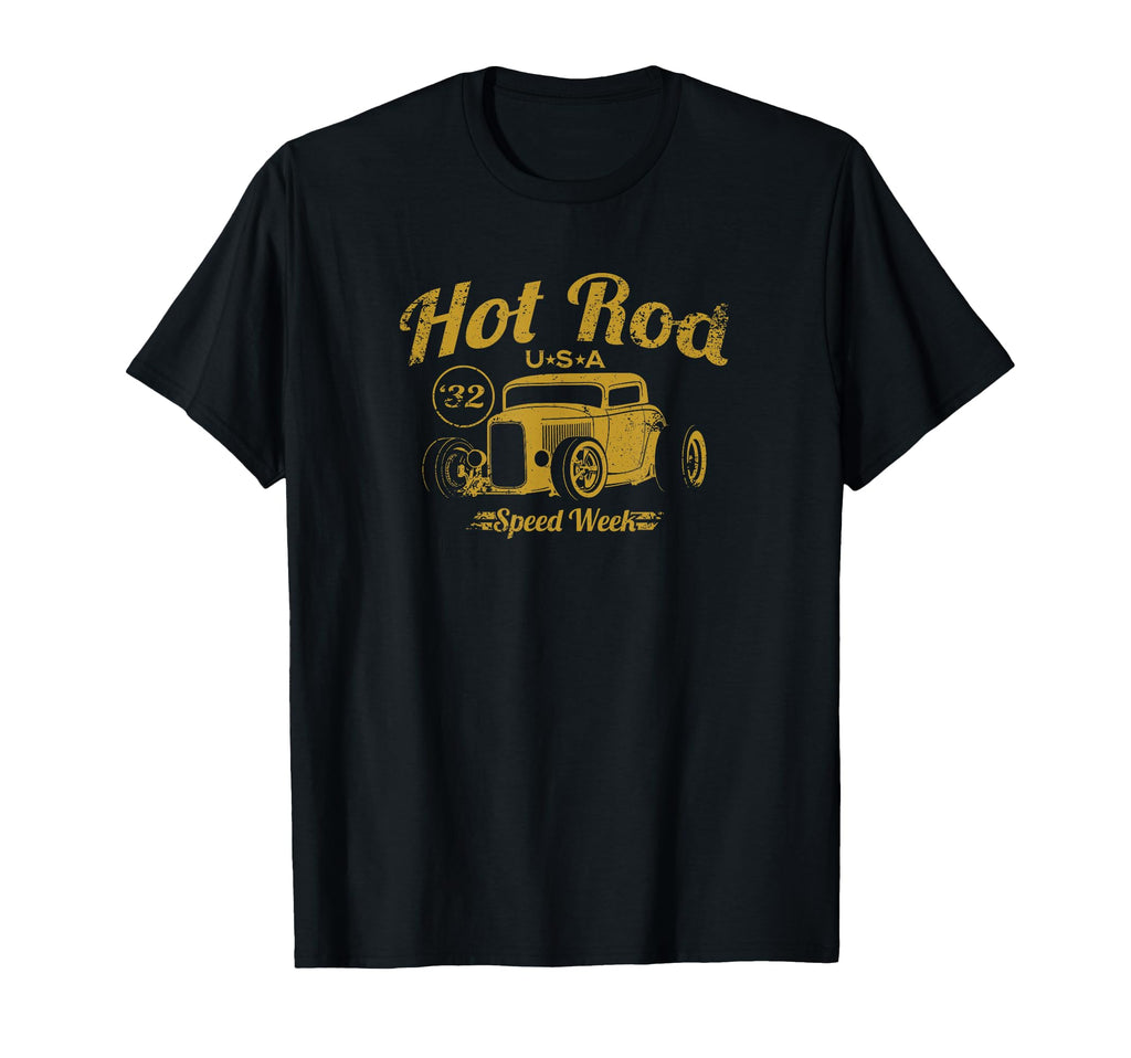 Hotrod Speed Week 32 Distressed T-Shirt - Unique Graphic Men Women - T-Shirt, Sweatshirt, Hoodie