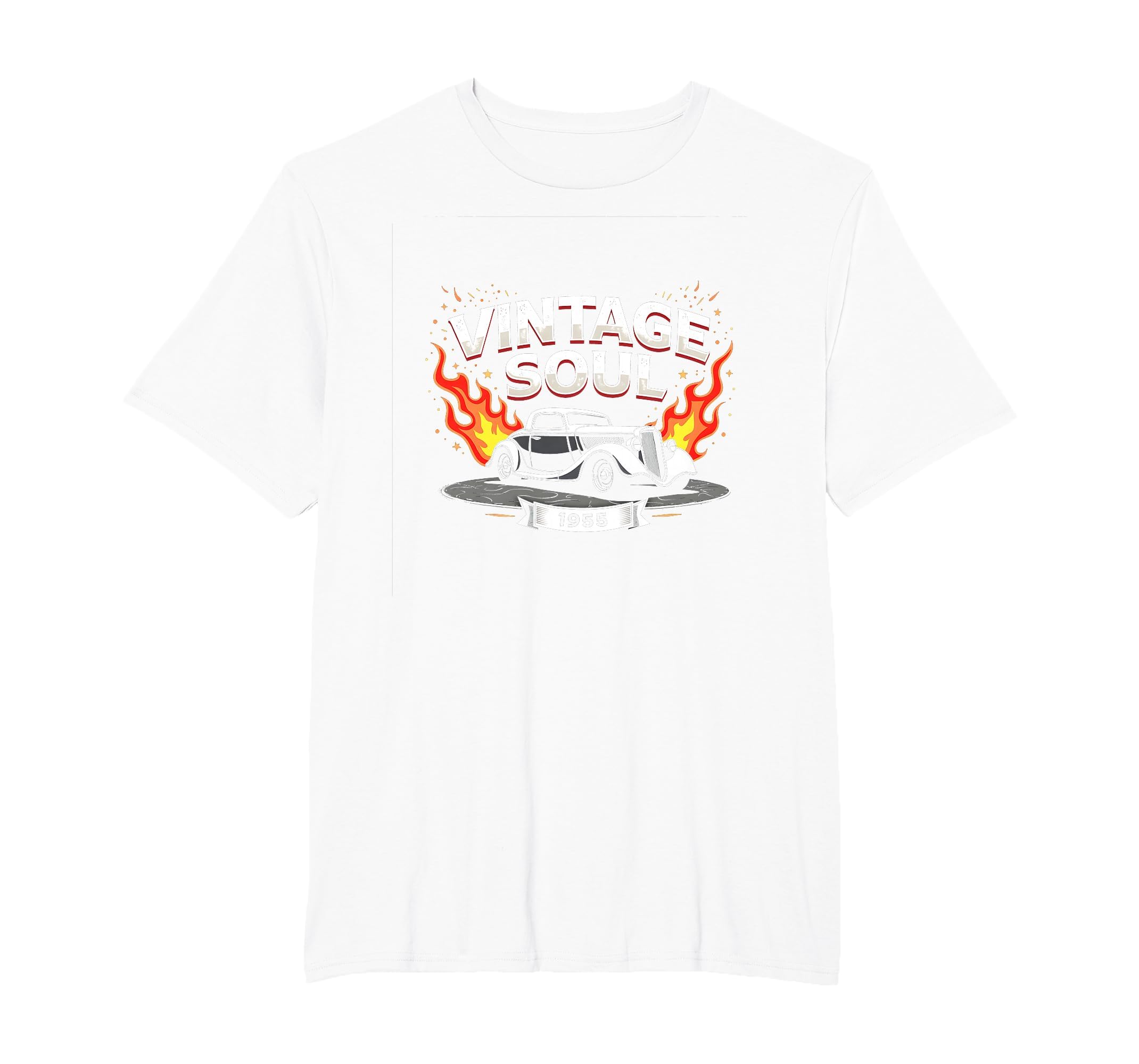 Soul Hot Rod 1955 Car Mens Big And T-Shirt - Novelty Apparel for Adults - T-Shirt, Sweatshirt, Hoodie