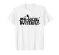 Anti Social Butterfly Introvert T-Shirt - Trendy Graphic for Adults - T-Shirt, Sweatshirt, Hoodie