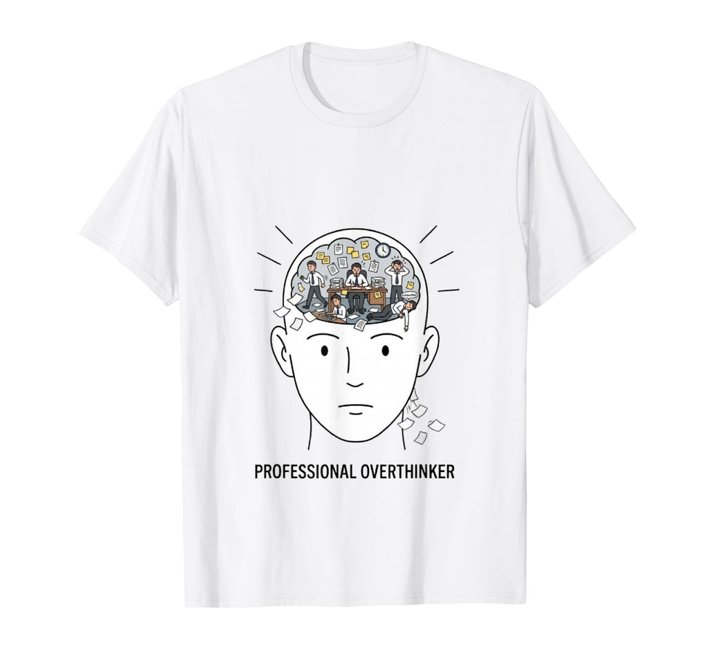 Professional Overthinker T-Shirt - Streetwear Style Unisex - T-Shirt, Sweatshirt, Hoodie