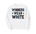 Winners Wear White Field Day Run Sweatshirt - Custom Art Print Men Women - T-Shirt, Sweatshirt, Hoodie