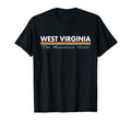 West Virginia Mountain State Stripes T-Shirt - Fun Novelty Design Unisex - T-Shirt, Sweatshirt, Hoodie