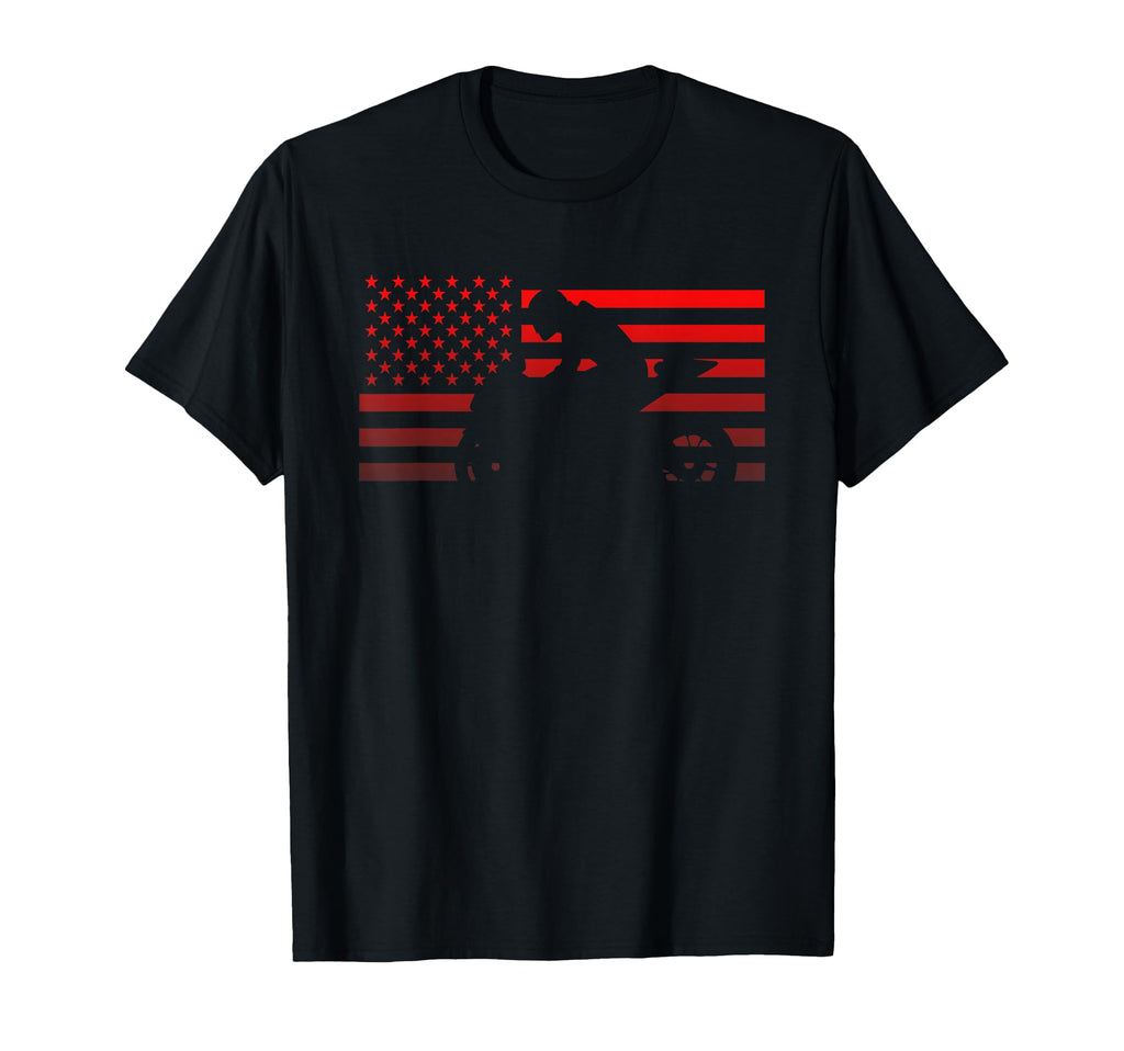 American Biker Motorcycle T-Shirt - Trendy Graphic Unisex - T-Shirt, Sweatshirt, Hoodie