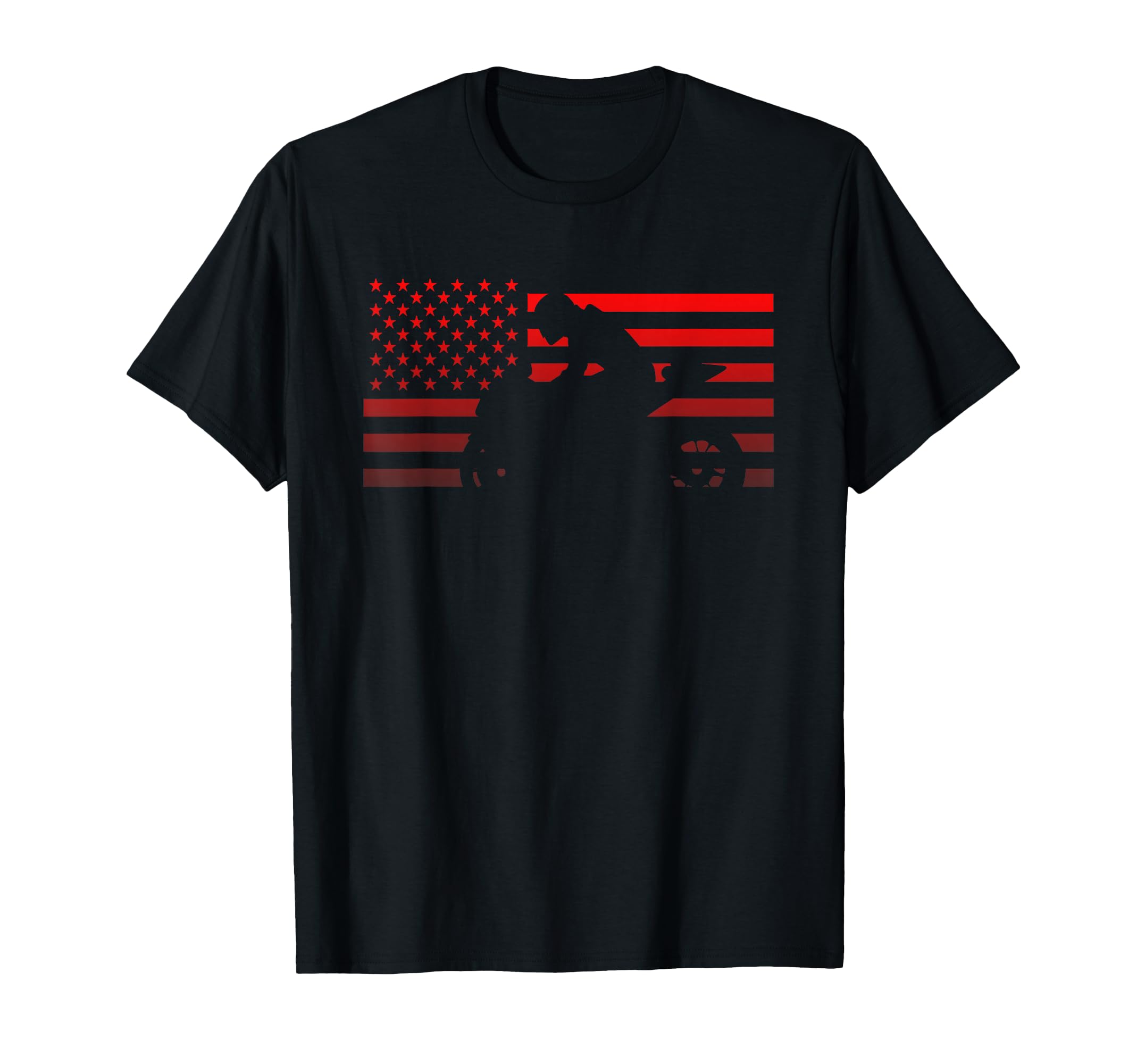 American Biker Motorcycle T-Shirt - Trendy Graphic Unisex - T-Shirt, Sweatshirt, Hoodie