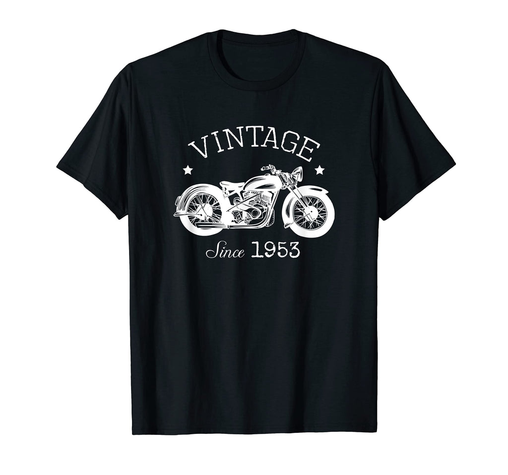 Motorcycle Birthday Born 1953 Gift T-Shirt - Streetwear Style Unisex - T-Shirt, Sweatshirt, Hoodie