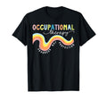 Groovy Rainbow Occupational Therapy T-Shirt - Aesthetic Graphic Unisex - T-Shirt, Sweatshirt, Hoodie