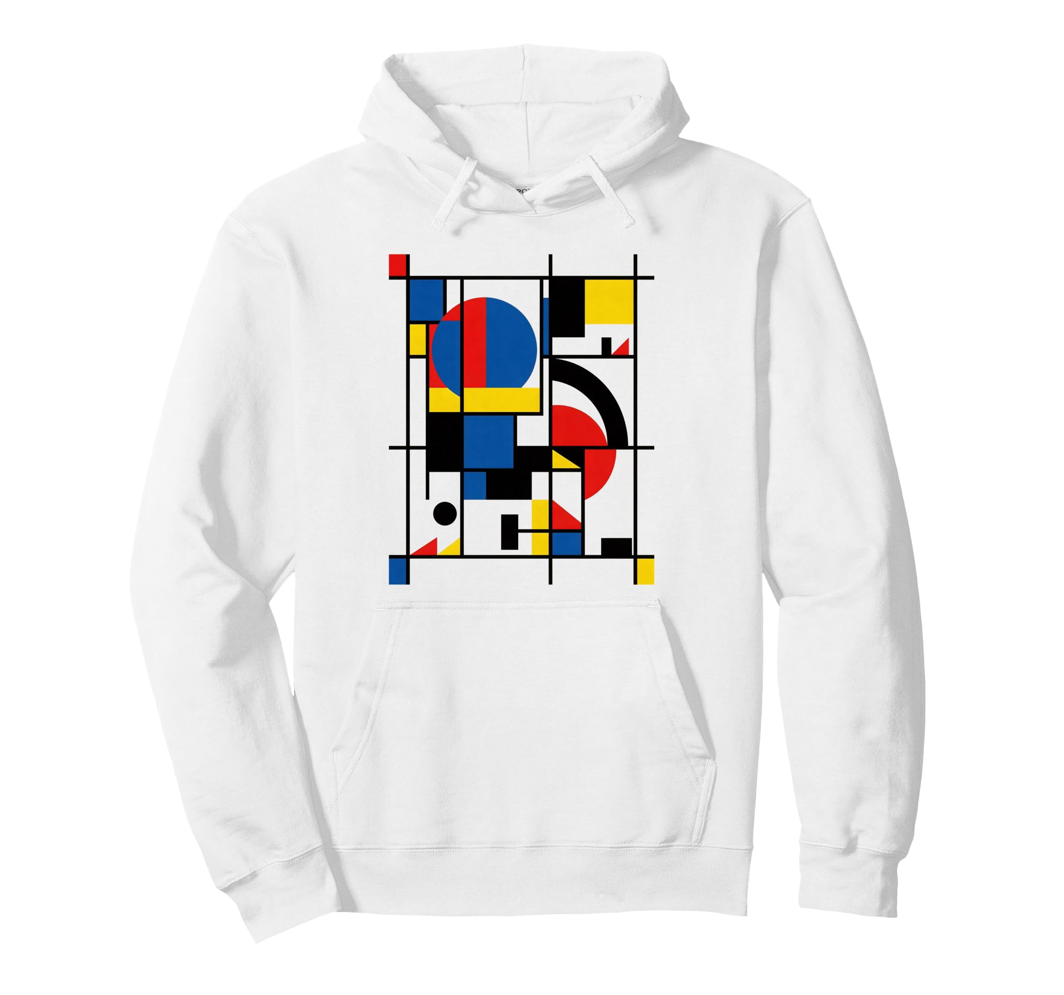 Geometric Pop Art Deco Colorful Hoodie - Streetwear Style for Adults - T-Shirt, Sweatshirt, Hoodie