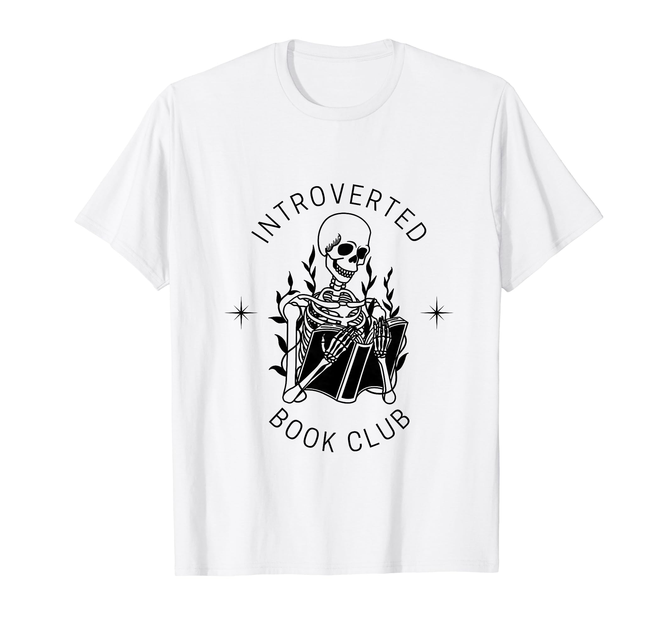 Introverted Book Club Social Club T-Shirt - Casual Everyday Wear Unisex - T-Shirt, Sweatshirt, Hoodie