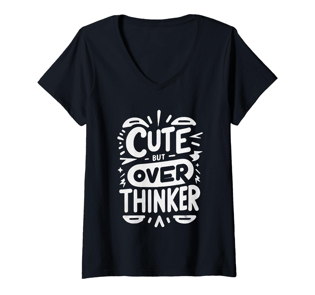 Womens But Overthinker Introvert T-Shirt - Casual Everyday Wear Men Women - T-Shirt, Sweatshirt, Hoodie