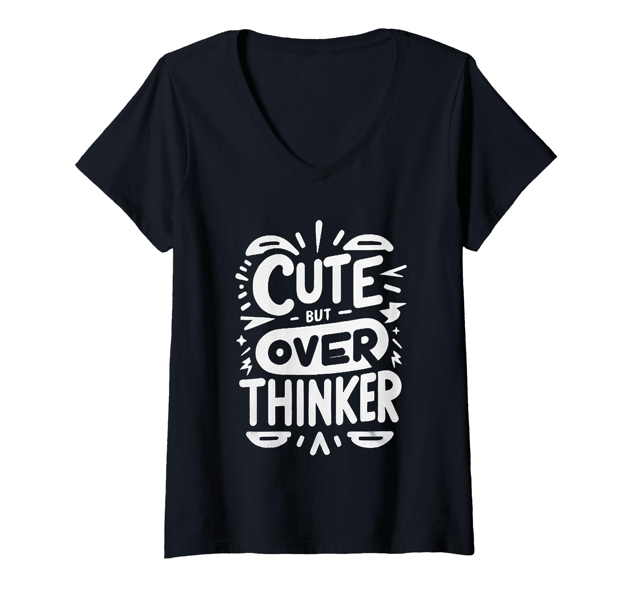 Womens But Overthinker Introvert T-Shirt - Casual Everyday Wear Men Women - T-Shirt, Sweatshirt, Hoodie