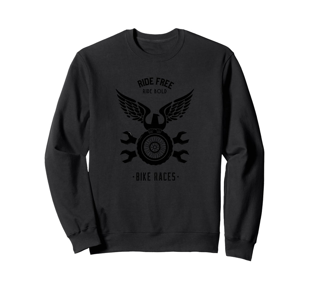 Motorcycle Tires And Wrenches Bike Sweatshirt - Trendy Graphic Men Women - T-Shirt, Sweatshirt, Hoodie