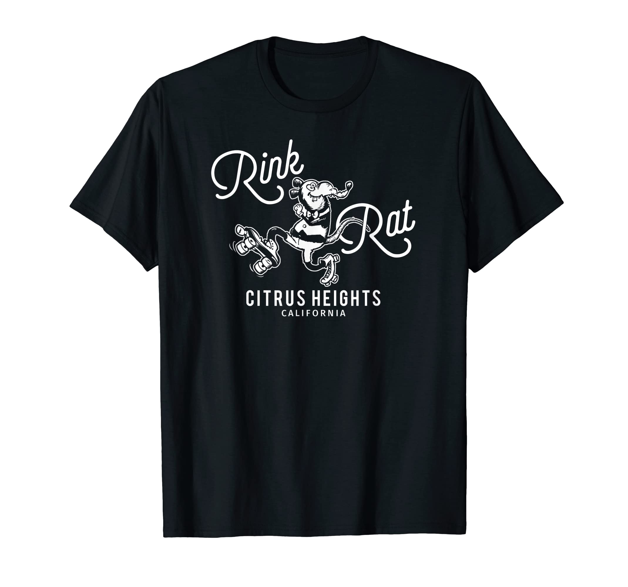 Roller Skating Rink Rat Old School T-Shirt - Aesthetic Graphic for Adults - T-Shirt, Sweatshirt, Hoodie