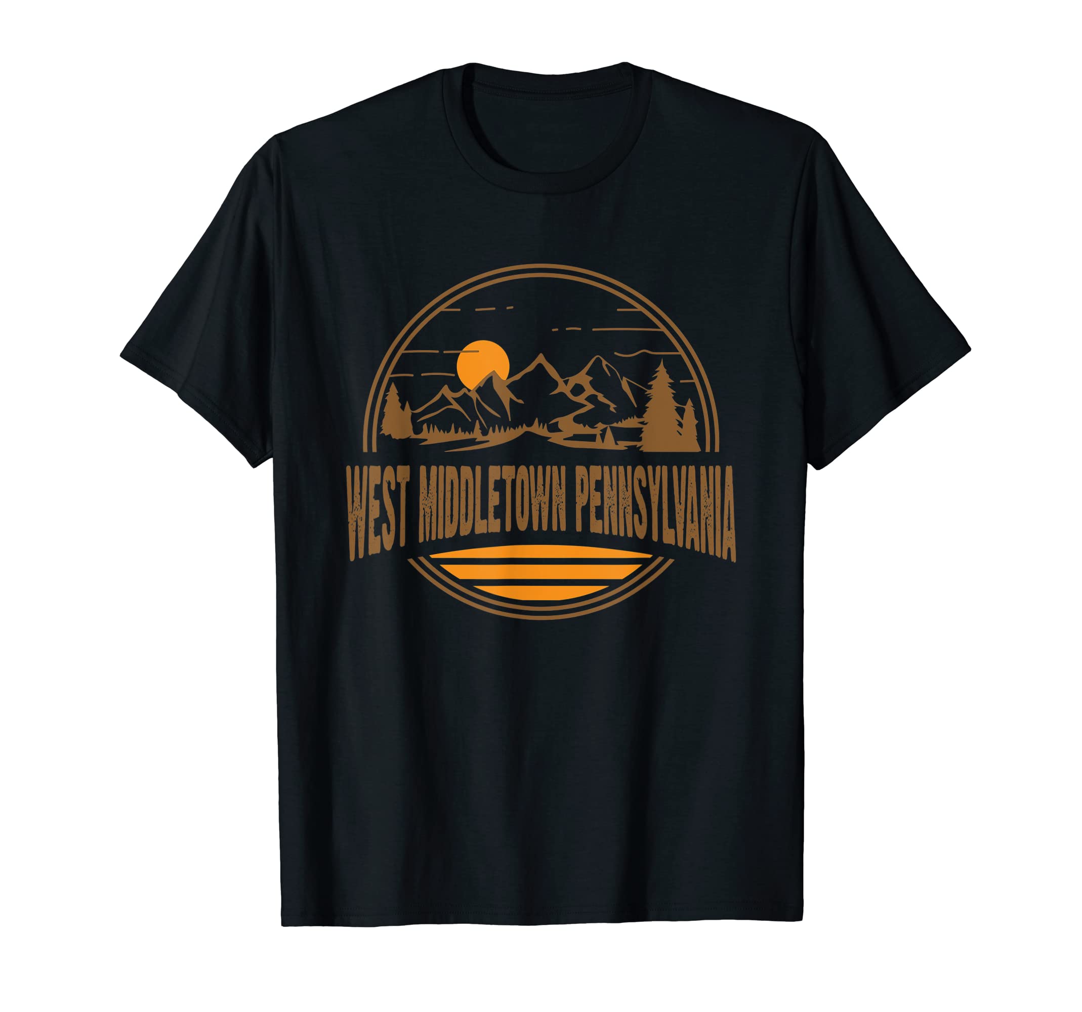West Middletown Pennsylvania Mountain T-Shirt - Trendy Graphic Unisex - T-Shirt, Sweatshirt, Hoodie