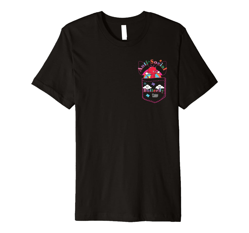 Hot Stuff Little Devil Anti Social T-Shirt - Aesthetic Graphic Unisex - T-Shirt, Sweatshirt, Hoodie