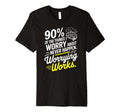 Overthinker Worrying Works Funny T-Shirt - Aesthetic Graphic Unisex - T-Shirt, Sweatshirt, Hoodie