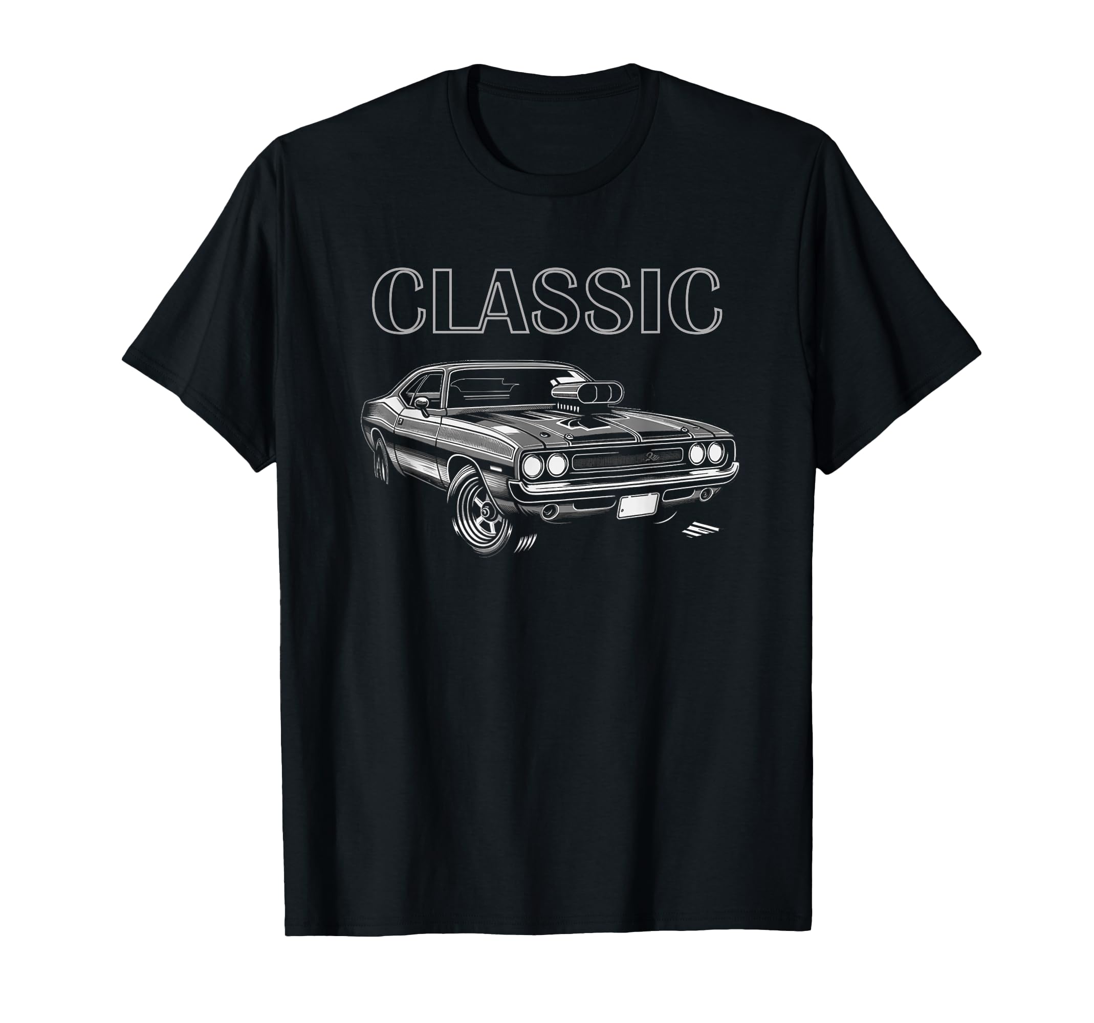 American Muscle Car 60S 70S Car Lover T-Shirt - Novelty Apparel for Adults - T-Shirt, Sweatshirt, Hoodie