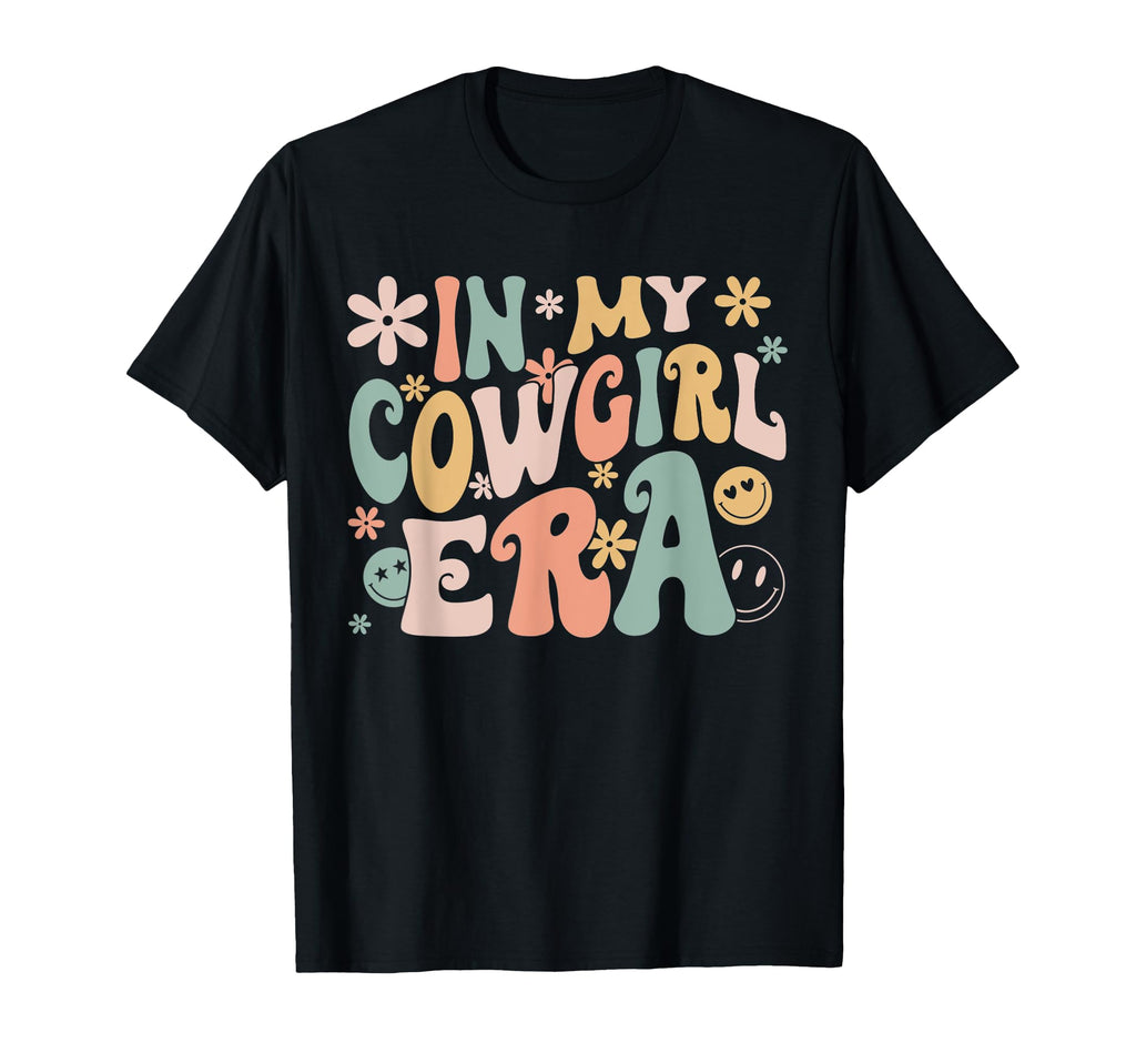 Funny My Cowgirl Era Groovy Western Rodeo T-Shirt - Unique Graphic Unisex - T-Shirt, Sweatshirt, Hoodie