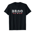Brno Czechia 70S 80S Type Flag T-Shirt - Fun Novelty Design Men Women - T-Shirt, Sweatshirt, Hoodie