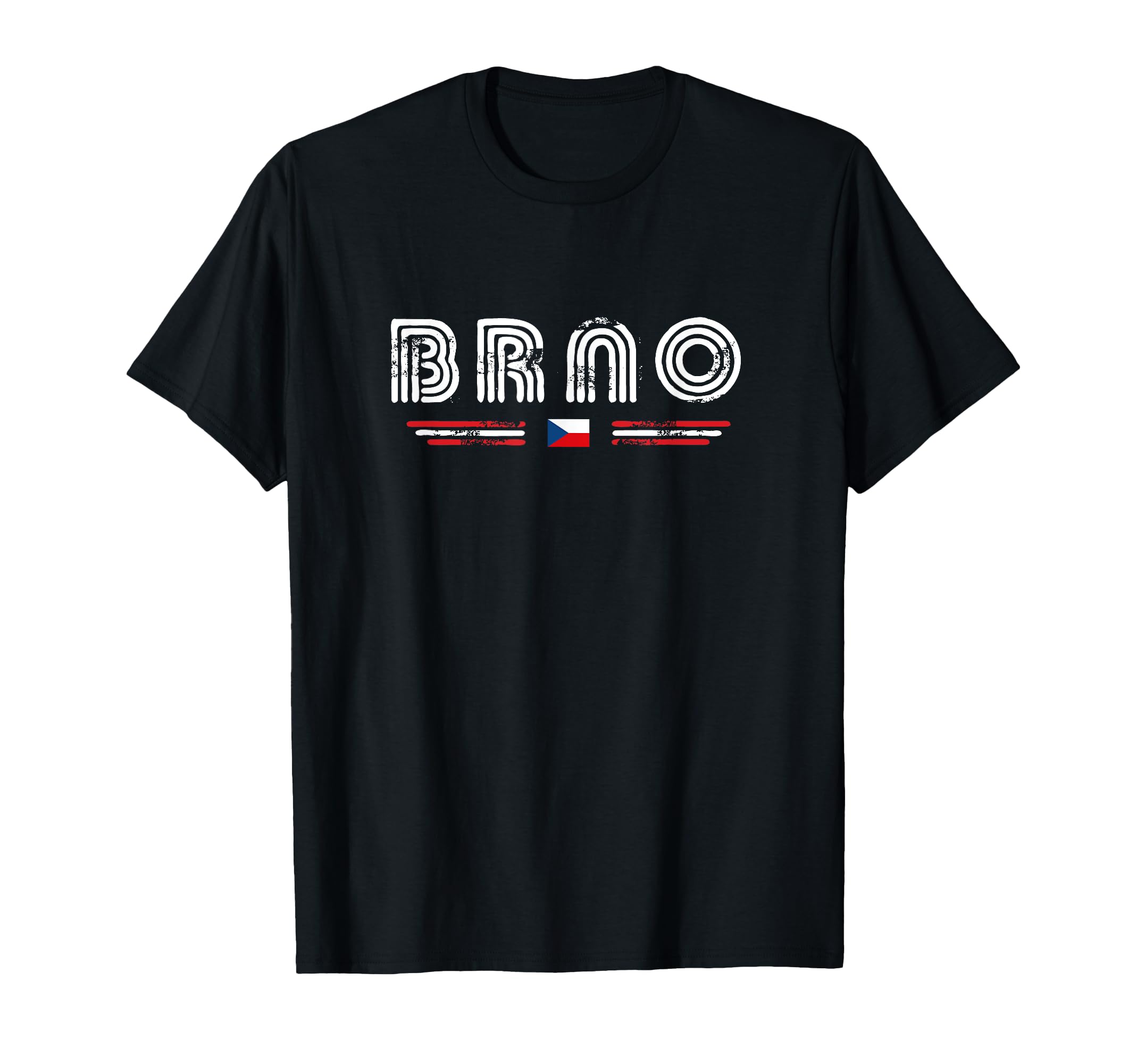 Brno Czechia 70S 80S Type Flag T-Shirt - Fun Novelty Design Men Women - T-Shirt, Sweatshirt, Hoodie