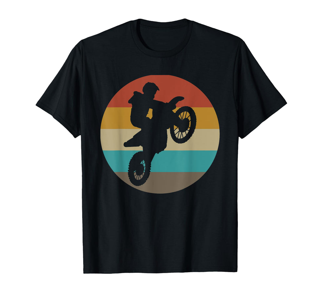 Dirt Bike Sunset Motocross Motorcycle T-Shirt - Minimalist Print Unisex - T-Shirt, Sweatshirt, Hoodie