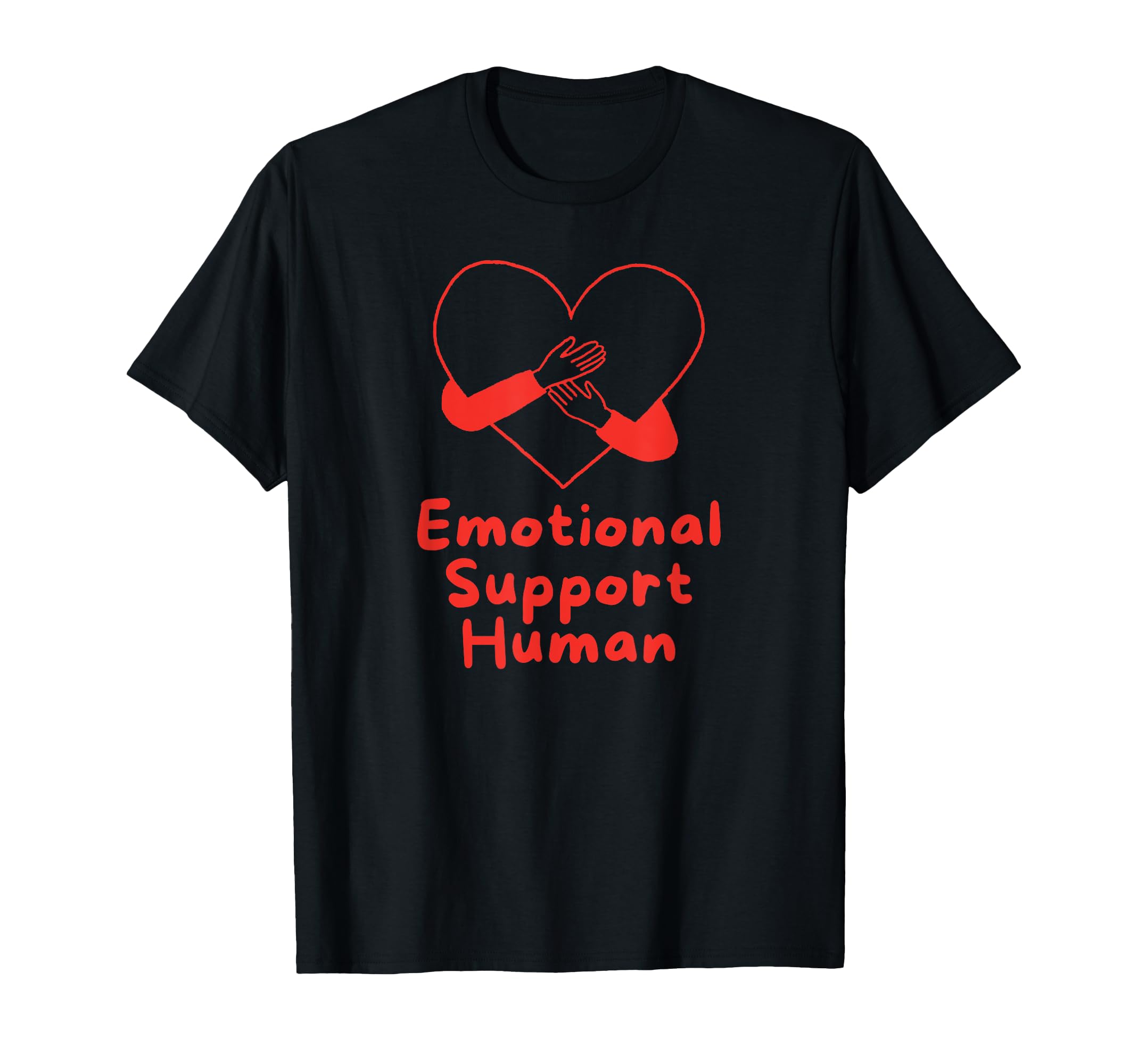 Creamala Emotional Support Human Hoodie - Streetwear Style Unisex - T-Shirt, Sweatshirt, Hoodie