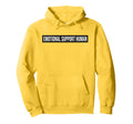 Emotional Support Human Emotional Hoodie - Minimalist Print Unisex - T-Shirt, Sweatshirt, Hoodie