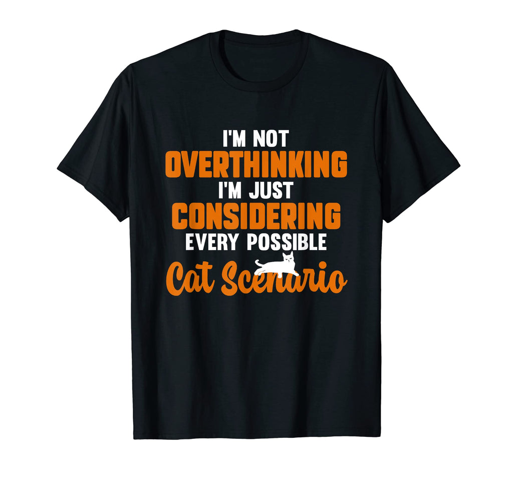 Cat Lover Overthinker Pet T-Shirt - Aesthetic Graphic for Adults - T-Shirt, Sweatshirt, Hoodie