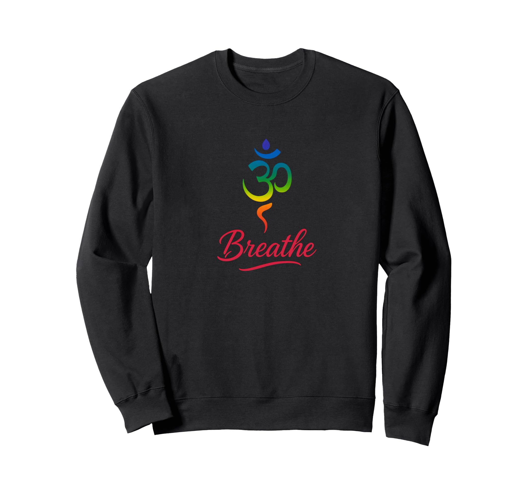 Breathe Chakra Symbol Yoga Sweatshirt - Aesthetic Graphic for Adults - T-Shirt, Sweatshirt, Hoodie