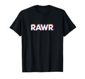 Dinosaur Fun Rawr Pop Art Typography T-Shirt - Fun Novelty Design Men Women - T-Shirt, Sweatshirt, Hoodie