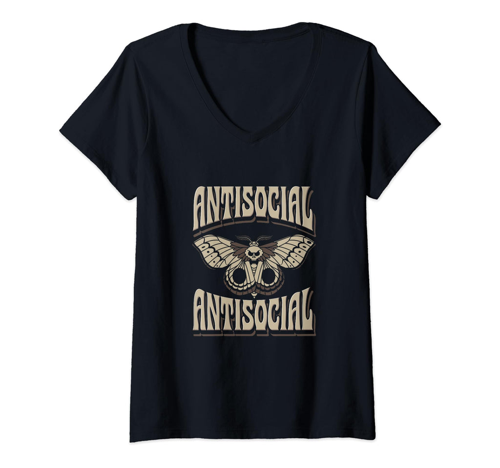 Antisocial Butterfly Socially T-Shirt - Novelty Apparel Men Women - T-Shirt, Sweatshirt, Hoodie