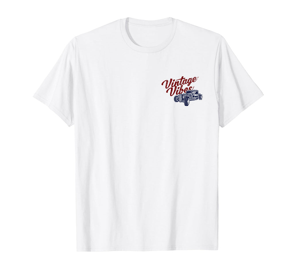 American Pride Vibes Hotrod Motorcycle T-Shirt - Trendy Graphic Men Women - T-Shirt, Sweatshirt, Hoodie