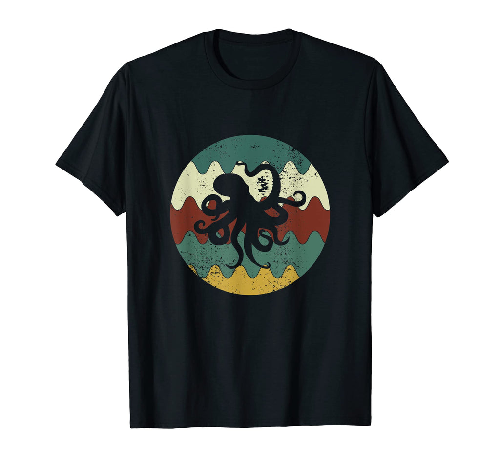 Octopus Sea Animal 60S 70S Octopus T-Shirt - Unique Graphic for Adults - T-Shirt, Sweatshirt, Hoodie