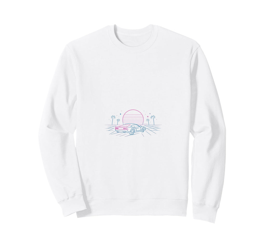 80S Synthwave Sweatshirt - Streetwear Style Men Women - T-Shirt, Sweatshirt, Hoodie
