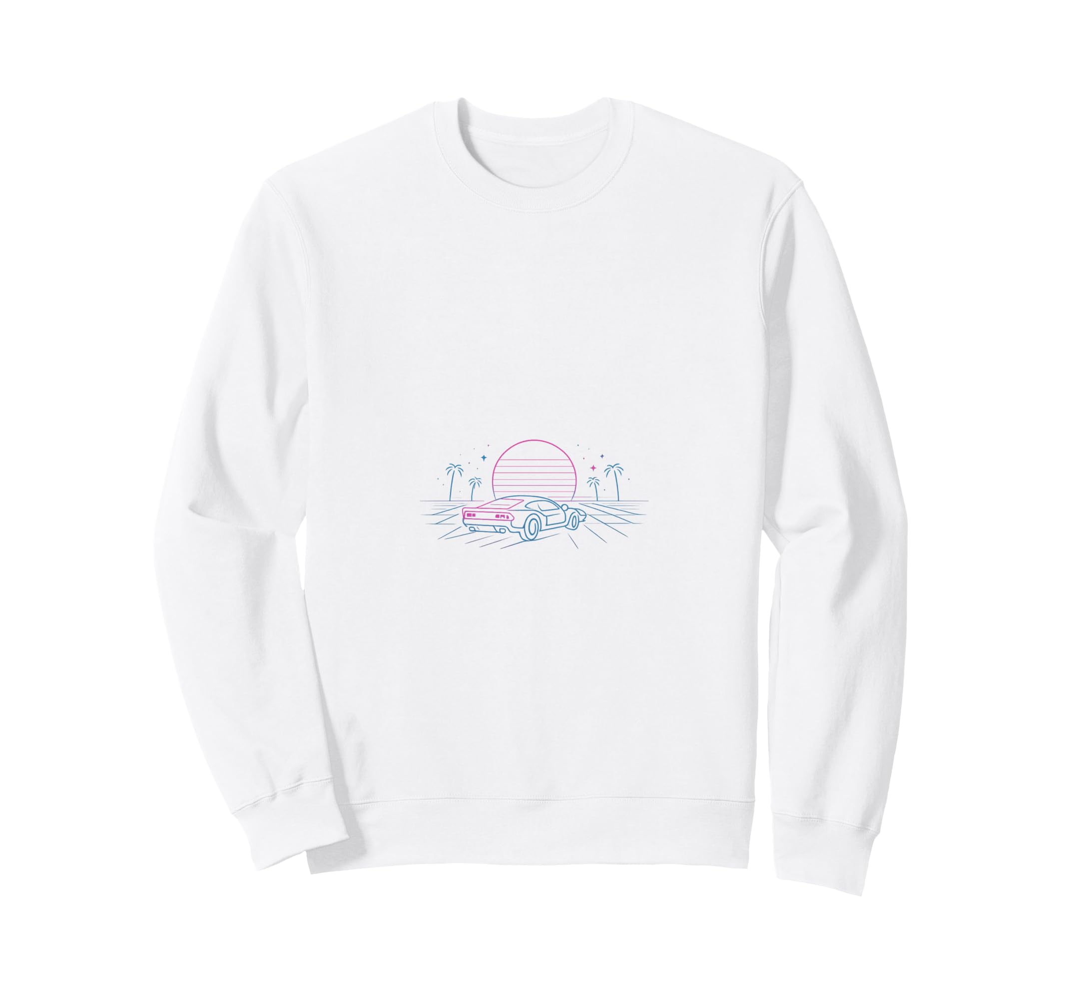 80S Synthwave Sweatshirt - Streetwear Style Men Women - T-Shirt, Sweatshirt, Hoodie