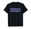 Antisocial Butterfly Introvert Grunge T-Shirt - Graphic Print for Adults - T-Shirt, Sweatshirt, Hoodie