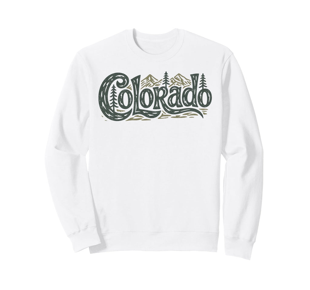 Colorado Mountains Nature Hiking Sweatshirt - Aesthetic Graphic for Adults - T-Shirt, Sweatshirt, Hoodie