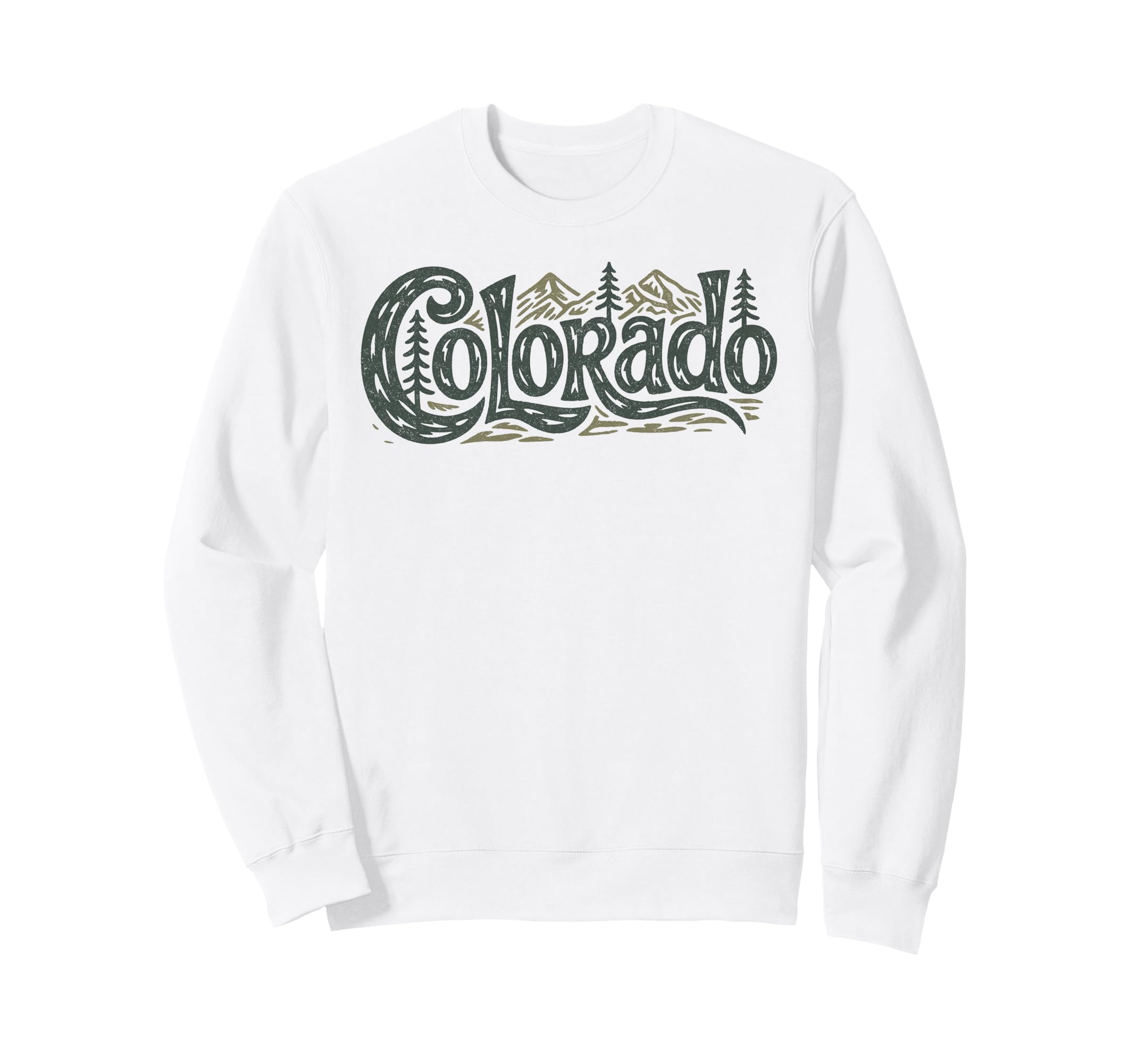 Colorado Mountains Nature Hiking Sweatshirt - Aesthetic Graphic for Adults - T-Shirt, Sweatshirt, Hoodie
