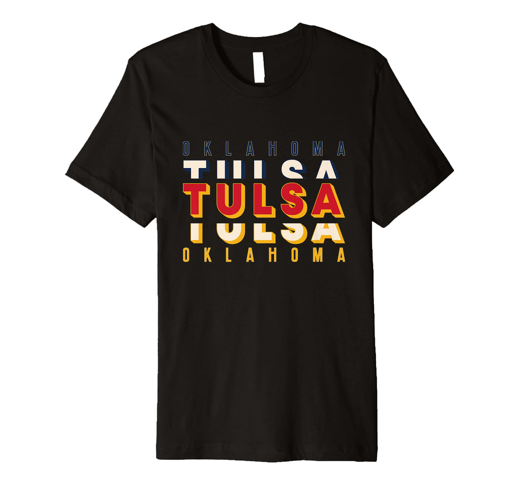 Tulsa Oklahoma Urban Typography T-Shirt - Aesthetic Graphic Men Women - T-Shirt, Sweatshirt, Hoodie