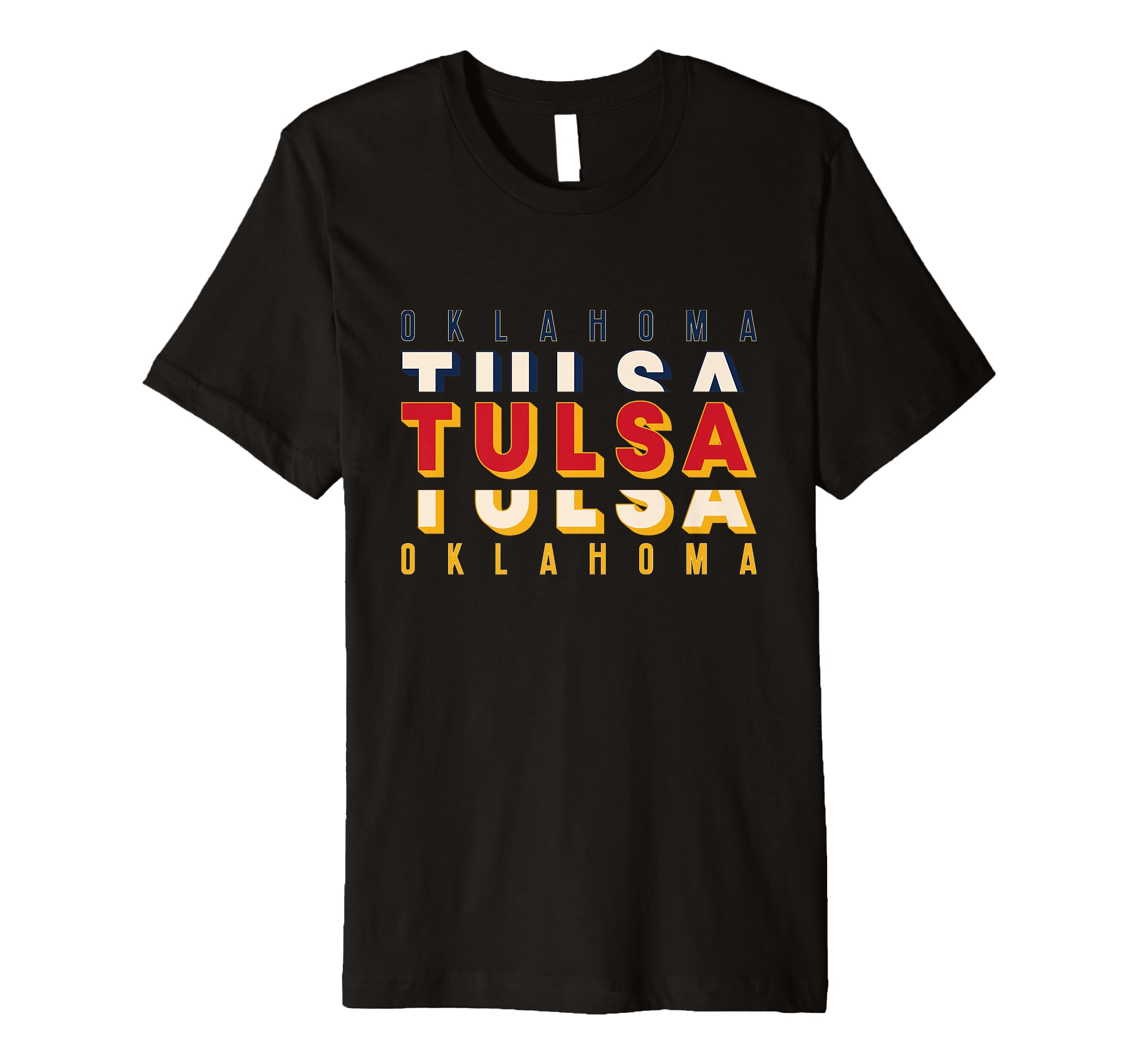 Tulsa Oklahoma Urban Typography T-Shirt - Aesthetic Graphic Men Women - T-Shirt, Sweatshirt, Hoodie