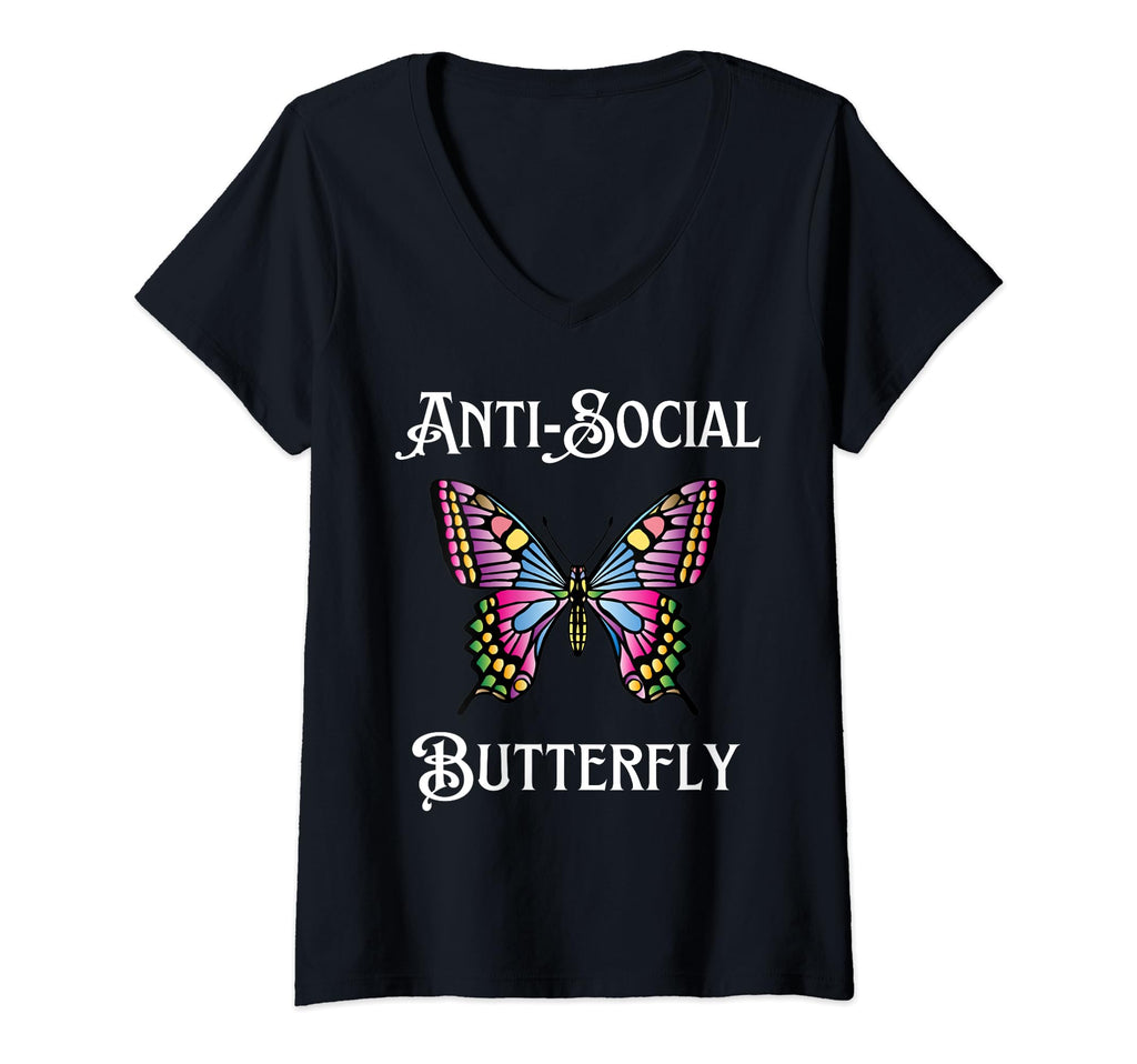 Antisocial Butterfly Aesthetic Funny T-Shirt - Custom Art Print for Adults - T-Shirt, Sweatshirt, Hoodie