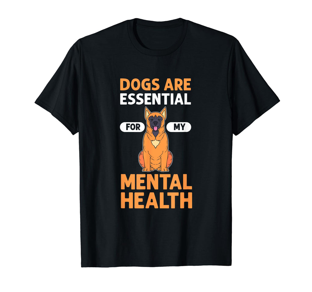 Dogs Are My Mental Health T-Shirt - Graphic Print for Adults - T-Shirt, Sweatshirt, Hoodie