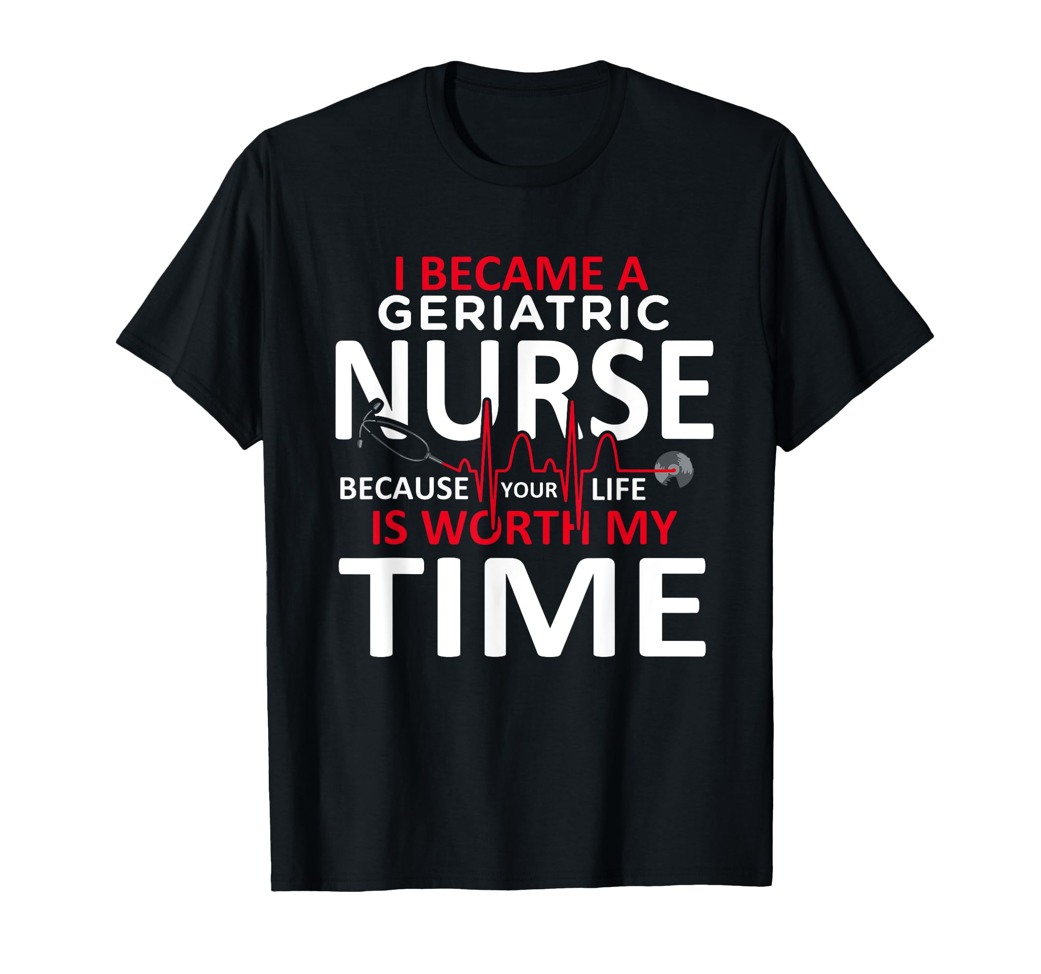 Mental Health Nurse Because You Worth My T-Shirt - Streetwear Style Unisex - T-Shirt, Sweatshirt, Hoodie