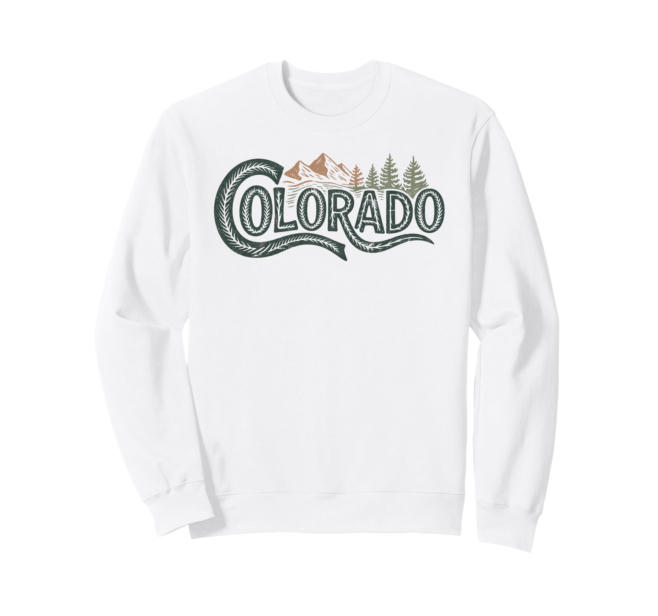 Colorado Mountains Nature Hiking Sweatshirt - Graphic Print Unisex - T-Shirt, Sweatshirt, Hoodie