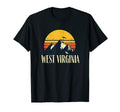 West Virginia State Mountain Sunset T-Shirt - Trendy Graphic for Adults - T-Shirt, Sweatshirt, Hoodie