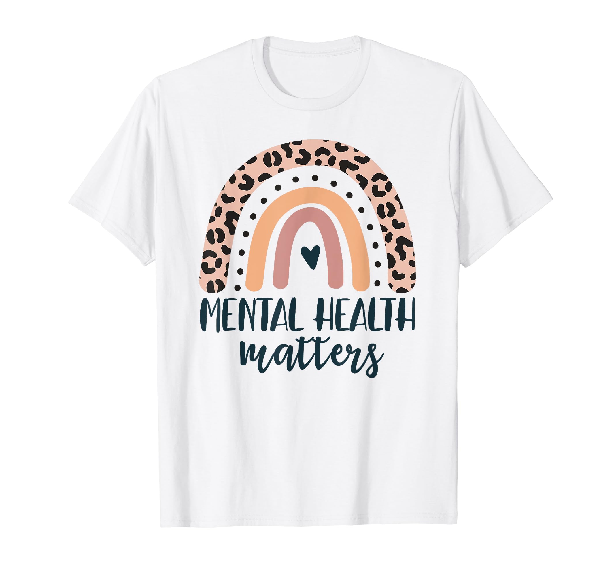 Mental Health Matters Rainbow Spread T-Shirt - Custom Art Print for Adults - T-Shirt, Sweatshirt, Hoodie