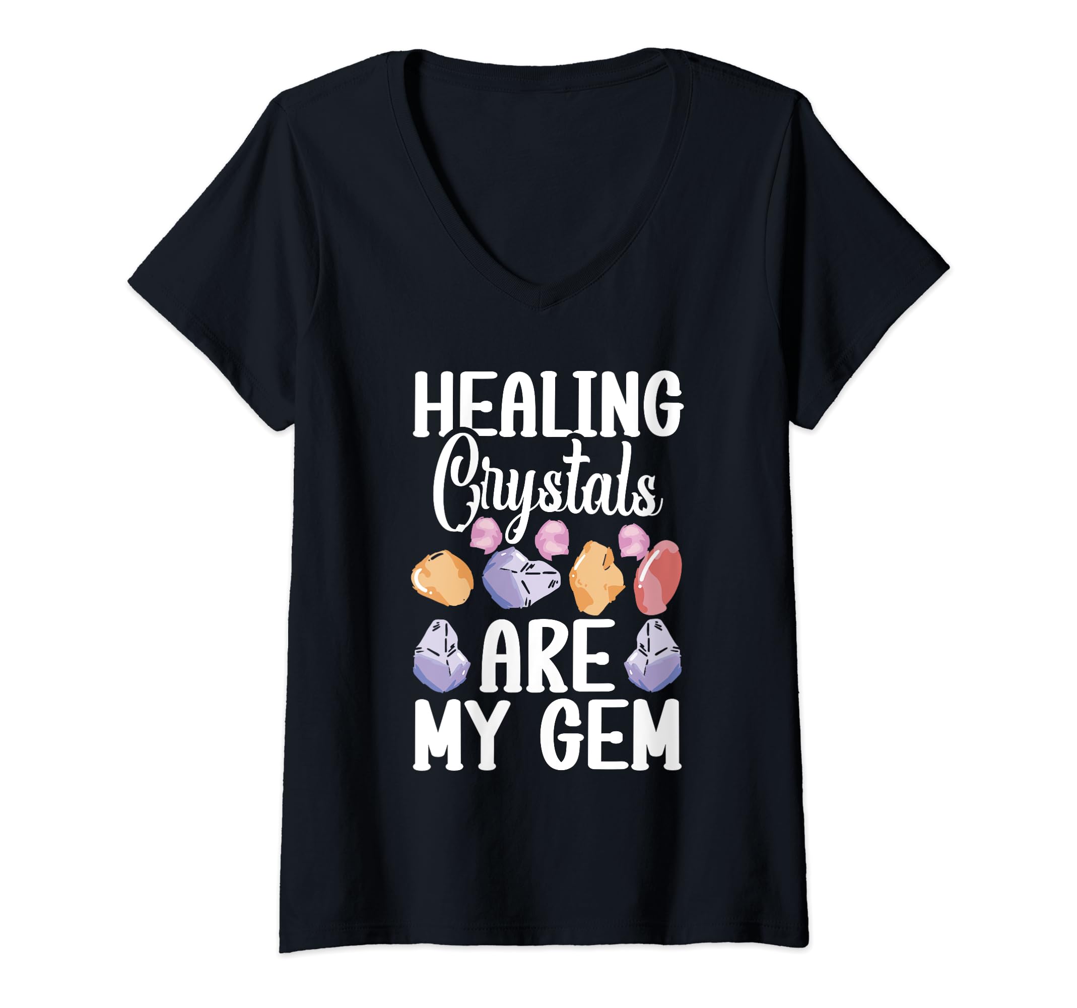 Crystal Healing Sage Crystal Reiki T-Shirt - Novelty Apparel Unisex - T-Shirt, Sweatshirt, Hoodie