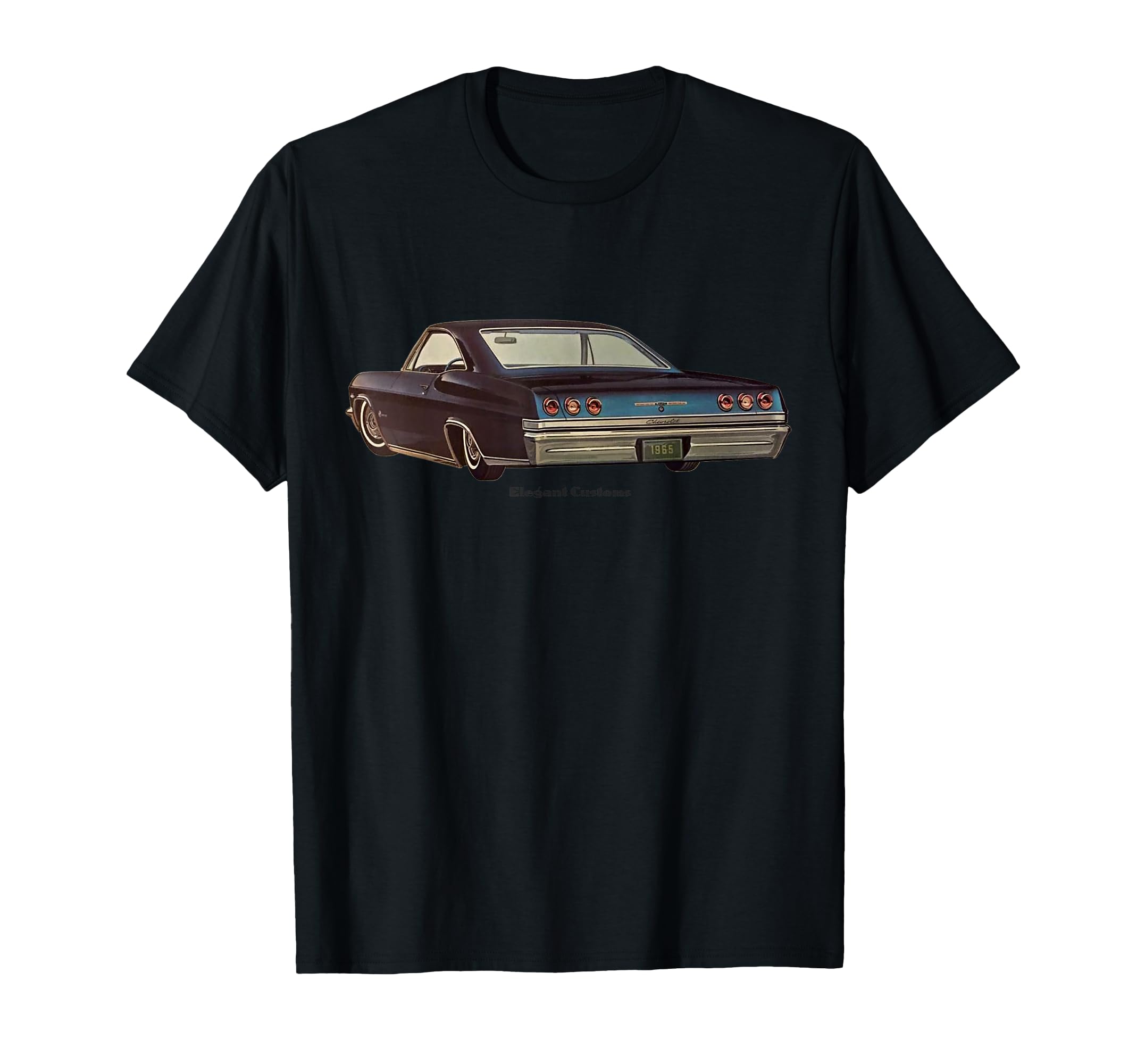 1965 Blue Impala Lowrider Kustom Leadsled T-Shirt - Novelty Apparel Unisex - T-Shirt, Sweatshirt, Hoodie