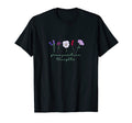 Grow Positive Thoughts Flower Floral T-Shirt - Trendy Graphic Men Women - T-Shirt, Sweatshirt, Hoodie