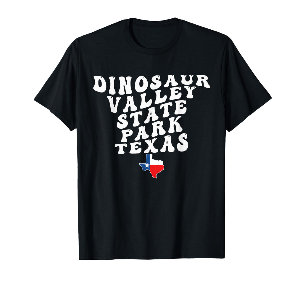 Dinosaur Valley State Park Texas T-Shirt - Fun Novelty Design for Adults - T-Shirt, Sweatshirt, Hoodie