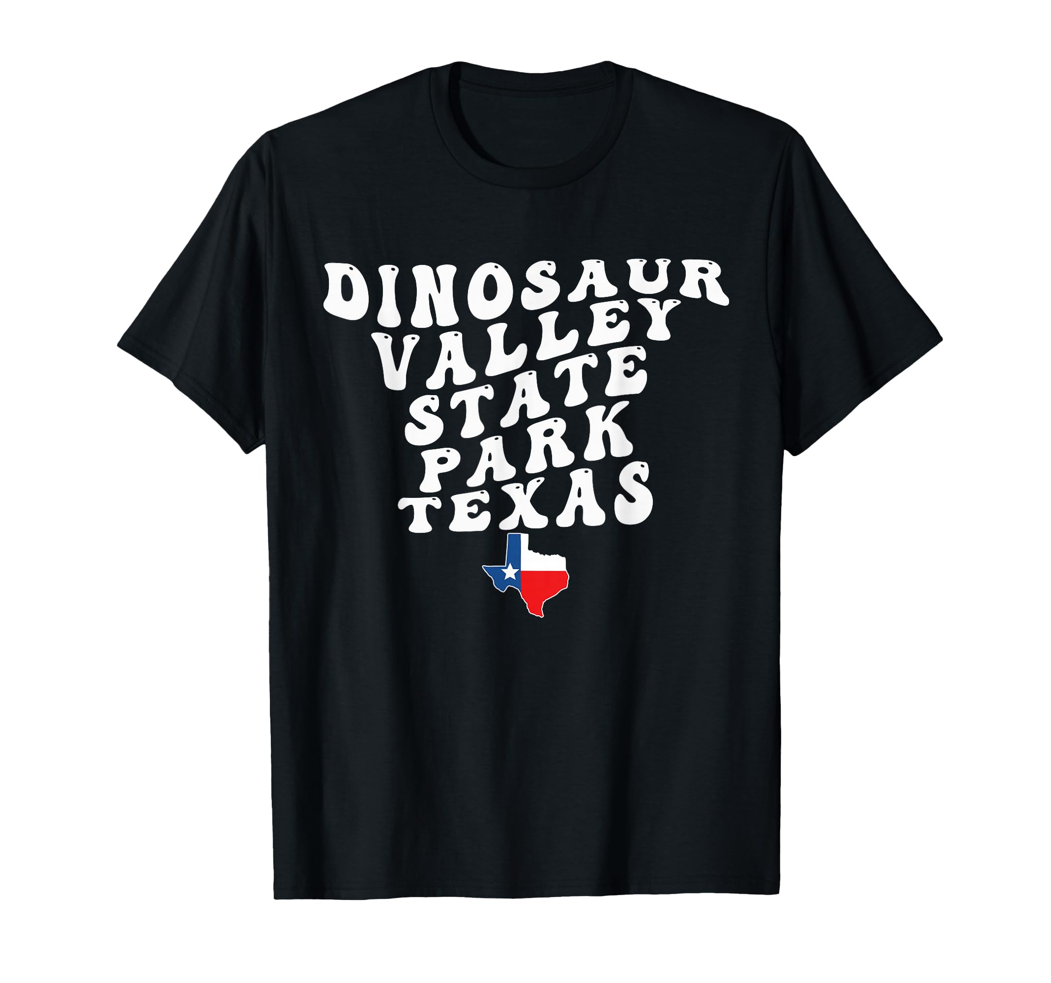 Dinosaur Valley State Park Texas T-Shirt - Fun Novelty Design for Adults - T-Shirt, Sweatshirt, Hoodie